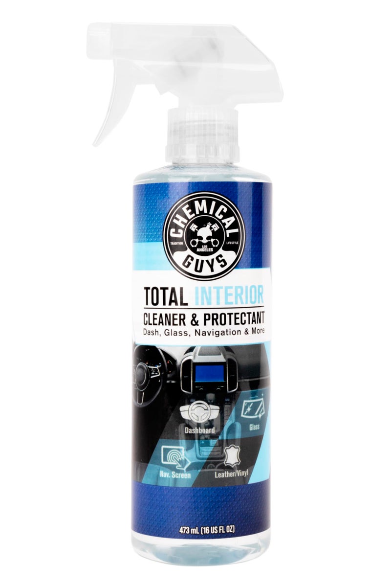 Chemical Guys HOL414 Total Interior Cleaner and Protectant, Refill Kit With 2 Dilution Bottles & 3 Premium Microfiber Towels (Safe for Cars, Trucks, SUVs, Jeeps, Motorcycles, RVs & More) 64 fl oz - Image 1