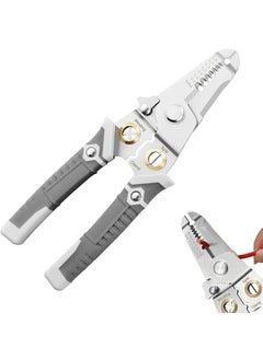 Snivy Snivy MultiFunction Wire Stripper Tool Wire Cutter Stripper Crimper Cable Tool with Stripping Cutting and Crimping Functions Professional Wiring Tool for Electricians DIY Enthusiasts  - Image 1