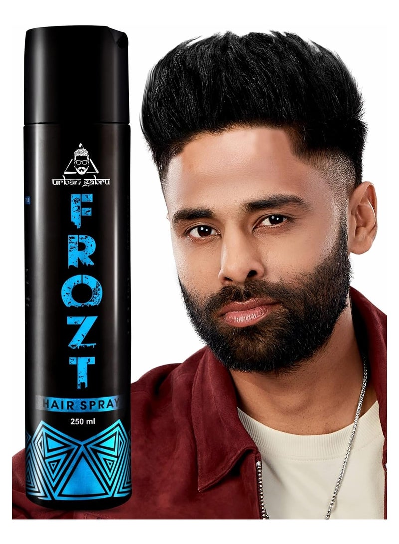 UrbanGabru Frozt Hair Spray for Men & Women | Hair Set Spray 250 ml - Image 1
