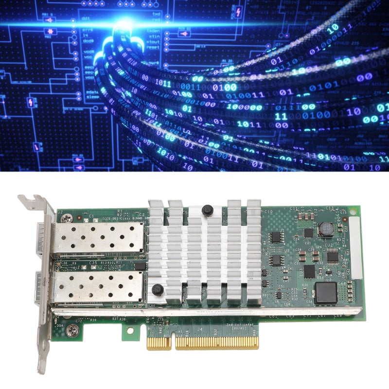 X520 SR2 E10G42BFSR Ethernet Server Adapter 10G Data Transfer High Flexibility Dual Port SFP+ Network Card Adapter - Image 1
