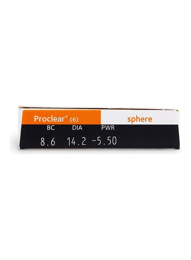 Cooper Vision Unisex Pack Of 6 Proclear Sphere Monthly Disposable Contact Lenses - Image 2