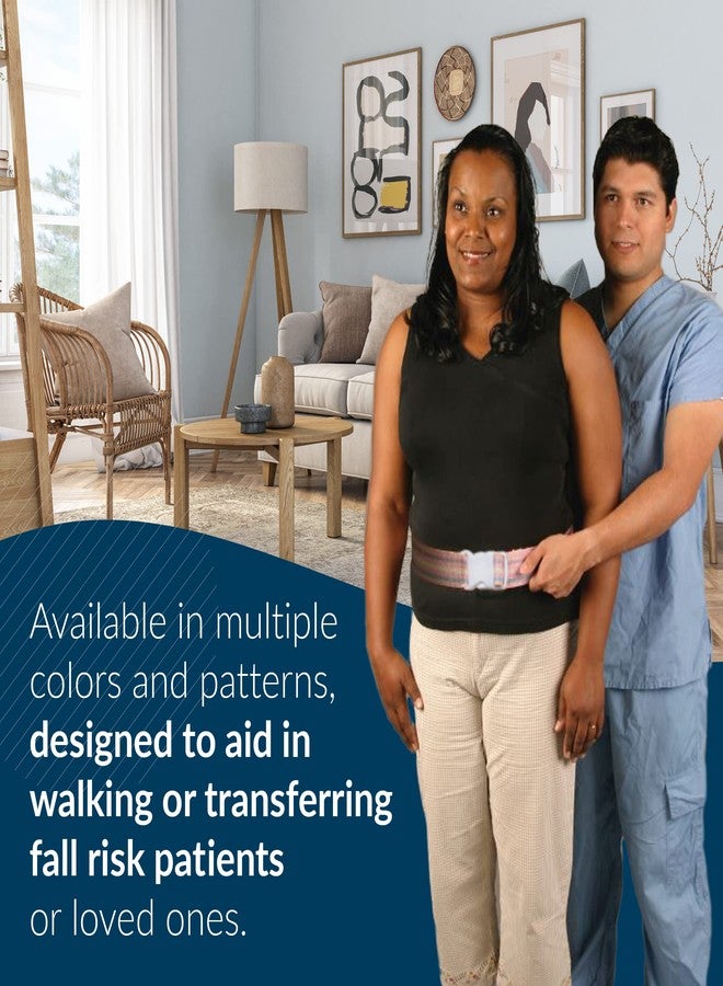 Posey TIDI Posey Quick-Release Gait Belt, Pastel, 52” - Walking Belt & Gait Belt - Quantity: 1 - Medical Supplies for Nurses, Physical Therapy & Home Care (6531Q) - Image 5