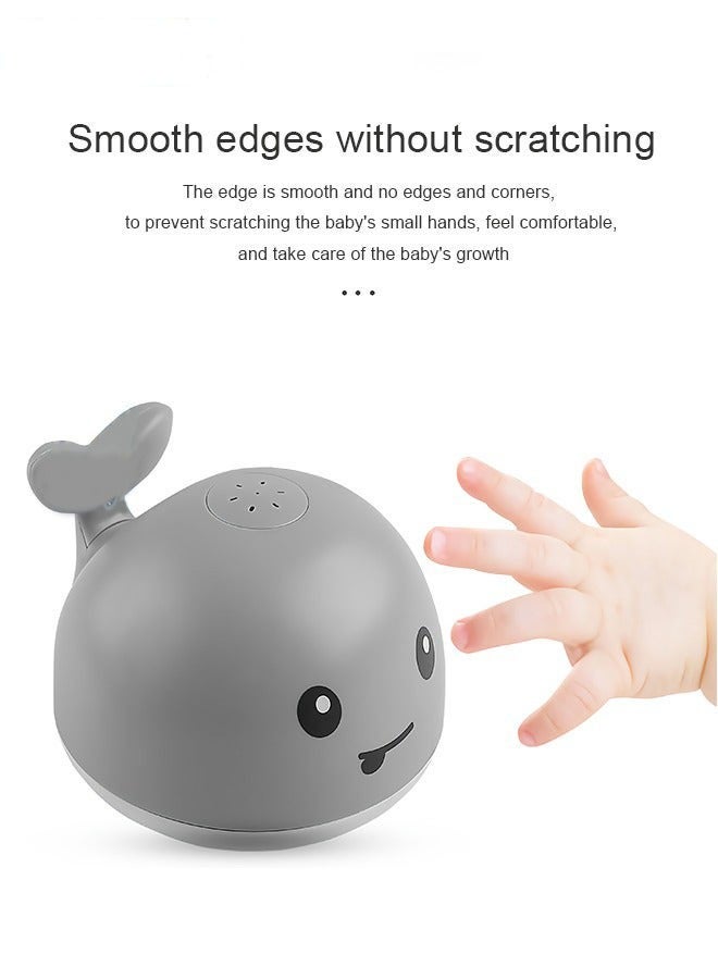 دوركو رشاشة الماء للحوت الكهربائية مع إضاءة LED وألعاب الاستحمام القابلة للشحن والحوض الرشاش الأوتوماتيكية لصديق الحمام الإبداعي - Image 3