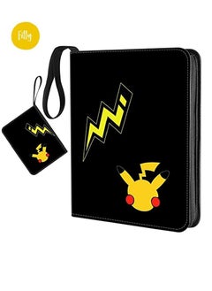 Filly Filly Card Holder Binder Carrying Case suitable for Pokemon Cards Portable Trading Cards Holder Collector Album holder holds 400 Cards with 50 Removable Sheets and 4 Pockets  - Image 2