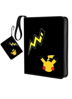 Filly Filly Card Holder Binder Carrying Case suitable for Pokemon Cards Portable Trading Cards Holder Collector Album holder holds 400 Cards with 50 Removable Sheets and 4 Pockets  - Image 3