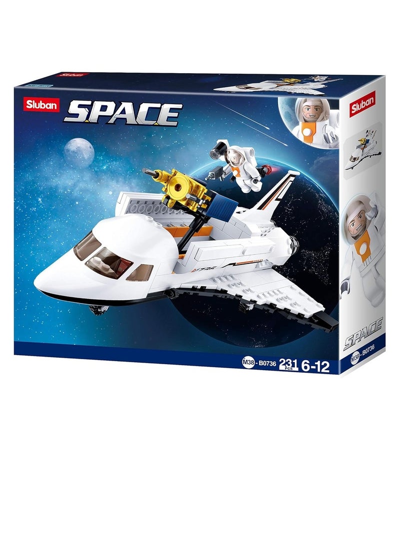Sluban Sluban - Space Shuttle 231 Pieces - M38-B0736  - Image 1