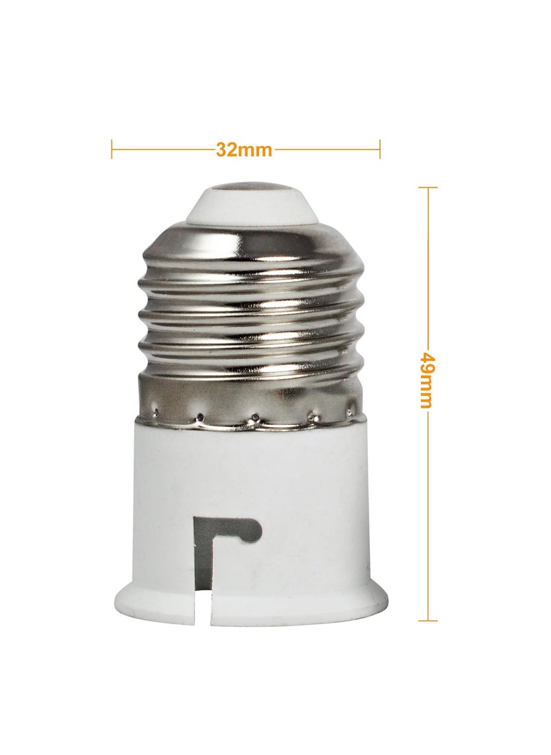 THINK3 THINK3 Brand B22 to E27 Screw Base Socket Lamp Holder Light Bulb Adapter  - Image 3