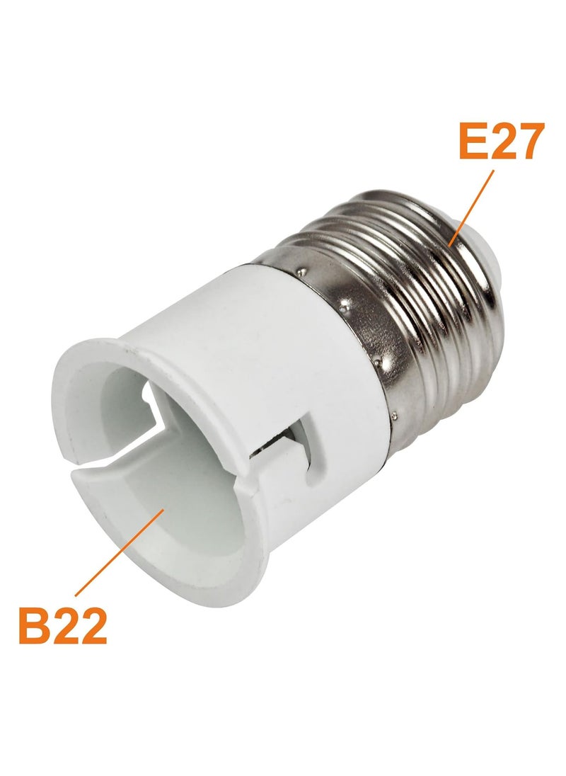 THINK3 THINK3 Brand B22 to E27 Screw Base Socket Lamp Holder Light Bulb Adapter  - Image 4