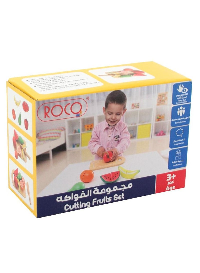 روكو مجموعة تقطيع الفواكه – لعبة تقليد للأطفال، 3 سنوات فما فوق - Image 1