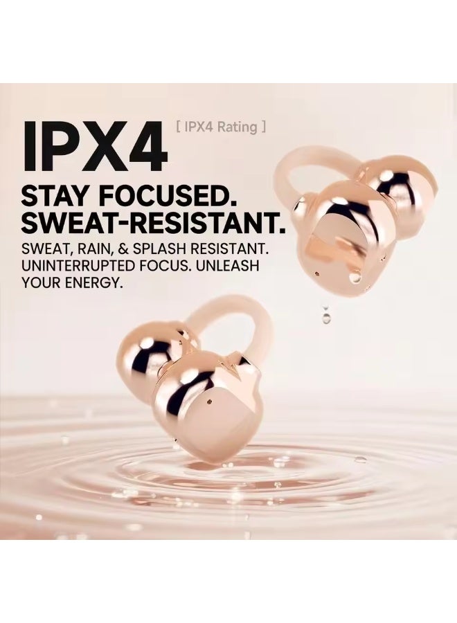 ZOMBIESCAT B15 Clip-on Earbuds Non-In-Ear Wireless Bluetooth Headphones Fashion Painless Sports Running Headset 24H - Image 4
