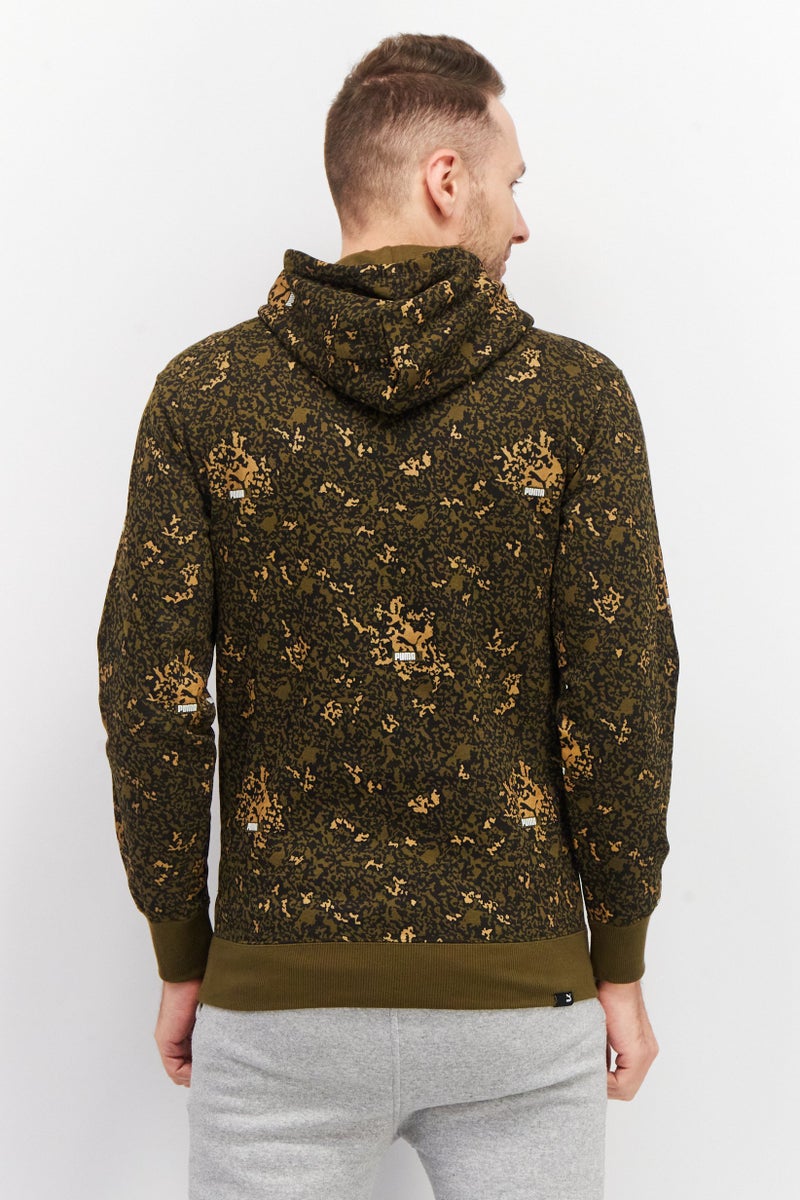 PUMA Men Sportswear Fit Hooded Long Sleeve Sweatshirts, Black Combo - Image 4