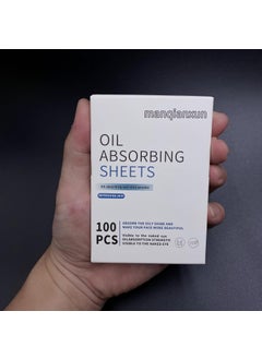 manqianxun Premium Oil Blotting Paper Sheets Translucent Soft Face Blotting Paper Stay Skin Fresh and Smooth for Facial Skin Care  Make UpBlue 1 