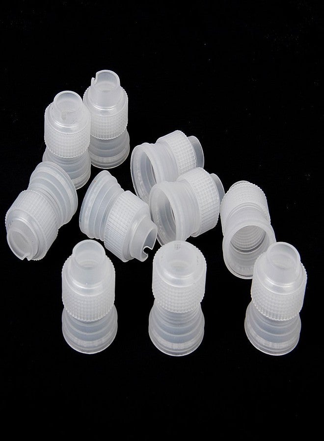 CJESLNA 10pcs Coupler Adaptor Icing Piping Nozzle Bag Cake Flower Pastry Decoration Tool Small Size - Image 2