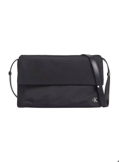 Calvin Klein Jeans Micro Monogram East-West Flap Shoulder Bag