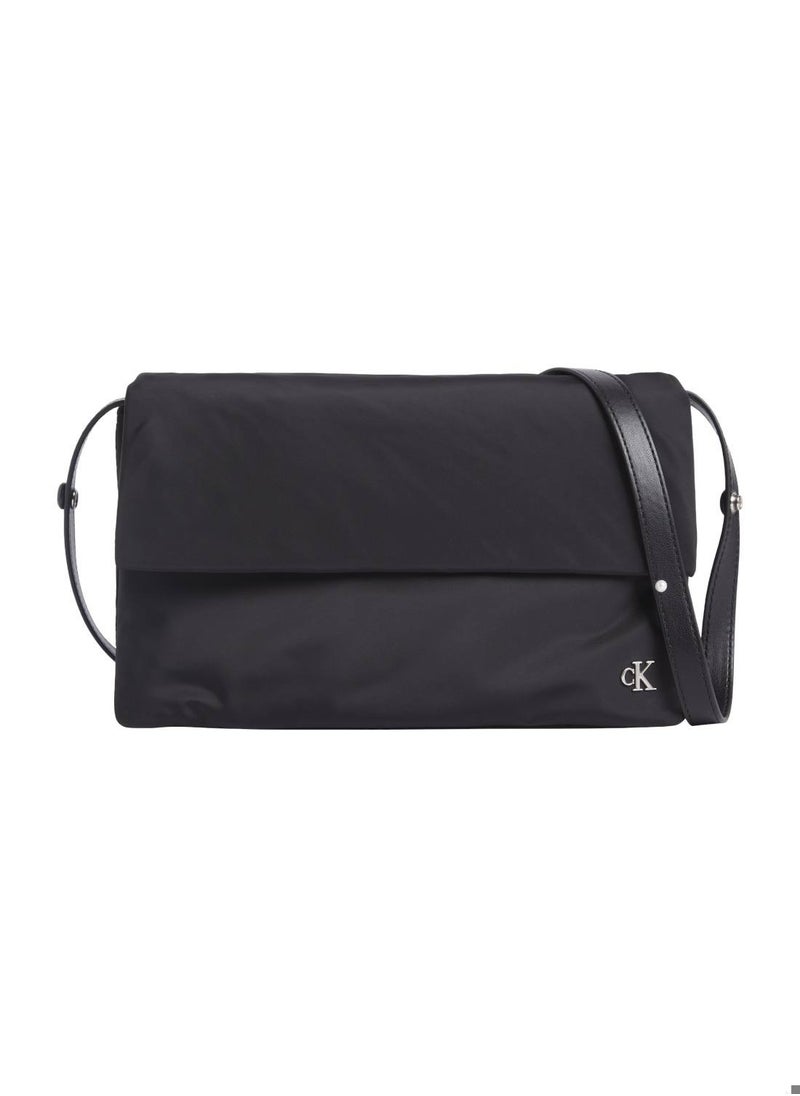Calvin Klein Jeans Micro Monogram East-West Flap Shoulder Bag  - Image 1