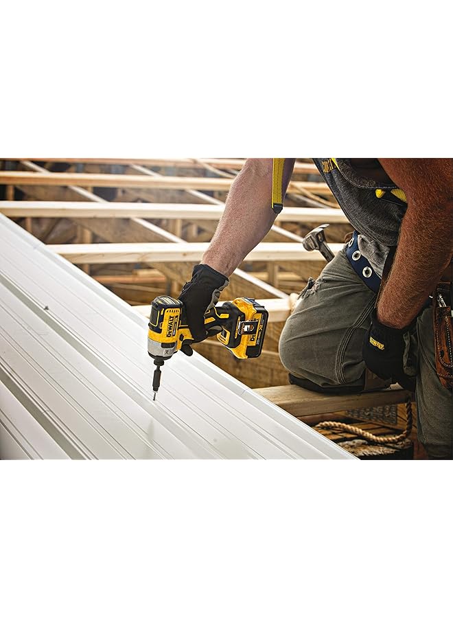 DEWALT 18V Brushless Impact Driver 205Nm Torque With 3 Speed For Fastenings In Wood Concrete And Metal 2X2.0Ah Li Ion Battery With Kitbox Yellow Black Dcf887D2 Gb 3 Year - Image 4