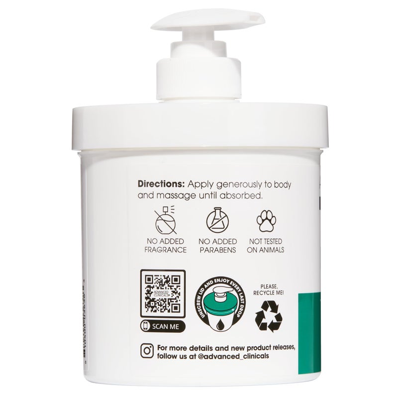 Advanced Clinicals Retinol Body Lotion, Firming & Anti-Aging Moisturizer for Crepey Skin, 15 Oz Retinol Face & Body Cream - Image 4