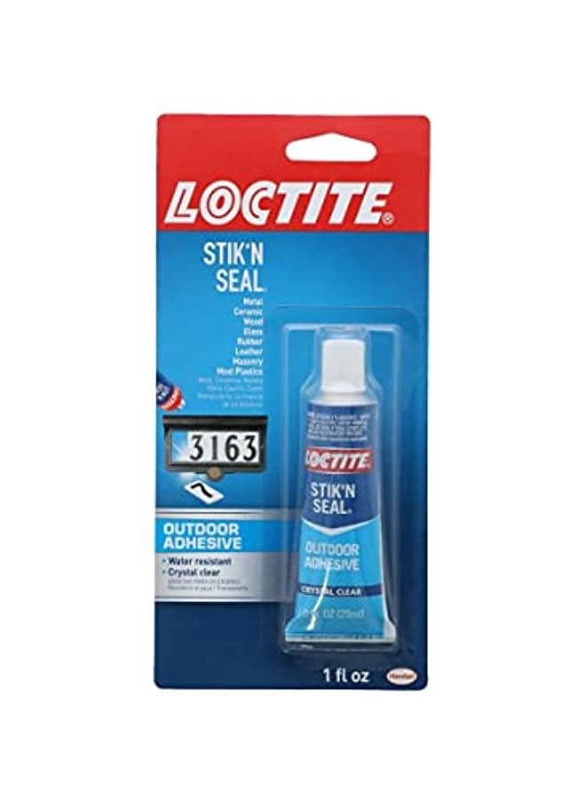 Loctite - Loctite Stik'N Seal Outdoor Adhesive Crystal Clear 29ml - Image 1