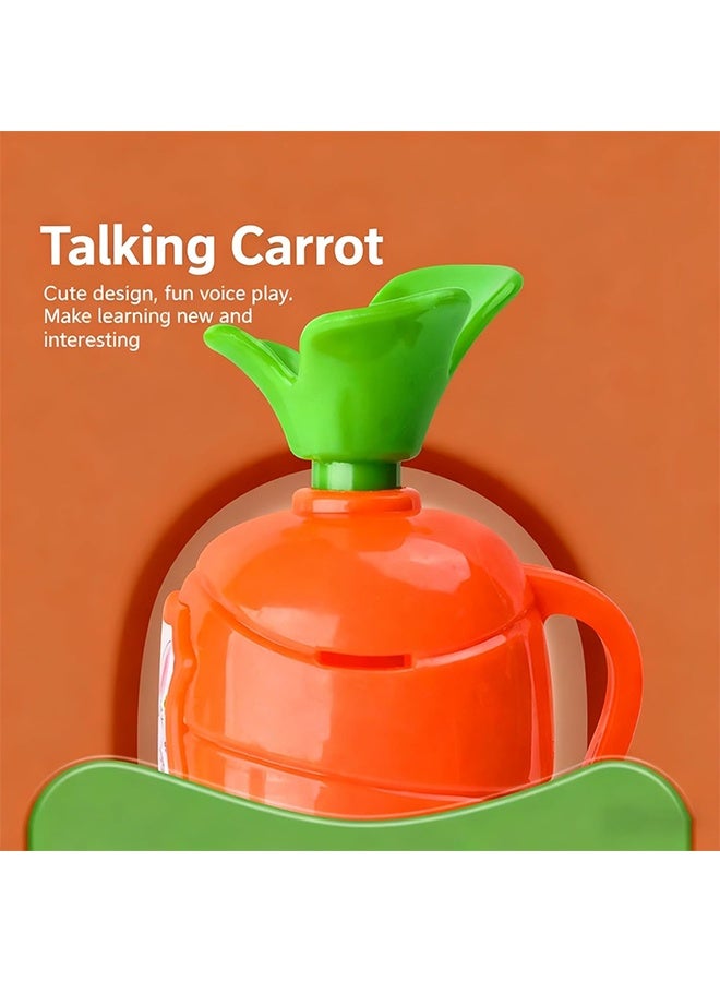 Carrot Pen,Cute 60 Second Voice Recorder for Kids， Creative Ballpoint Pen ，Function Fun for Students Teachers School Supplies - Image 2