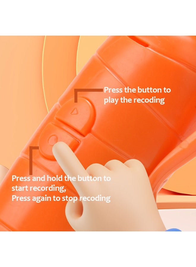 Carrot Pen,Cute 60 Second Voice Recorder for Kids， Creative Ballpoint Pen ，Function Fun for Students Teachers School Supplies - Image 3