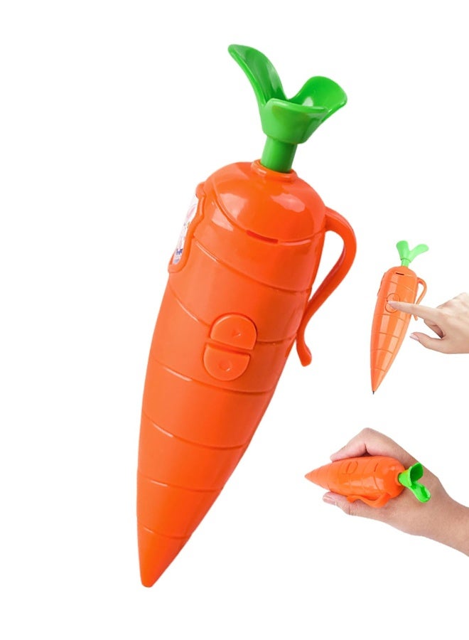 Carrot Pen,Cute 60 Second Voice Recorder for Kids， Creative Ballpoint Pen ，Function Fun for Students Teachers School Supplies - Image 1