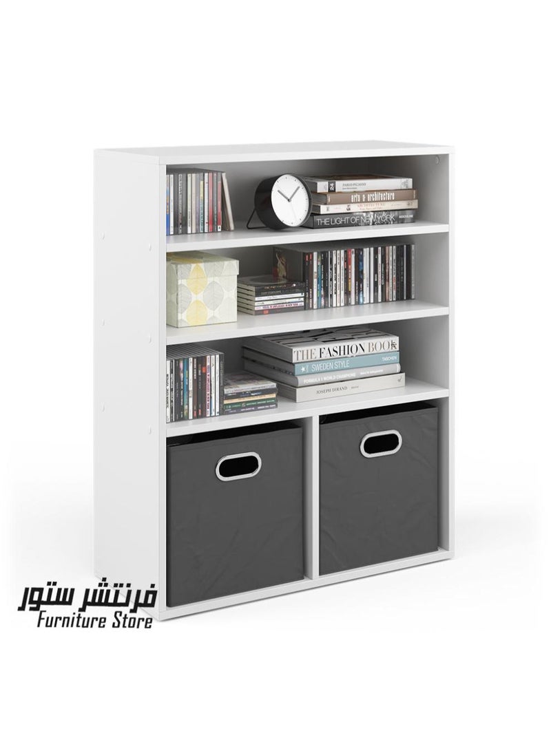فرنتشر ستور مكتبة مودرن ، ارتفاع 85 سم - عرض 70 سم - عمق 26 سم ، من فرنتشر ستور.  - Image 2