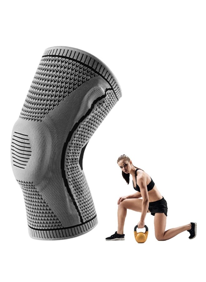 Professional Knee Brace, Breathable Compression Sleeve Support for Men Women for Running, ACL, Joint Suitable for people 50-65kg