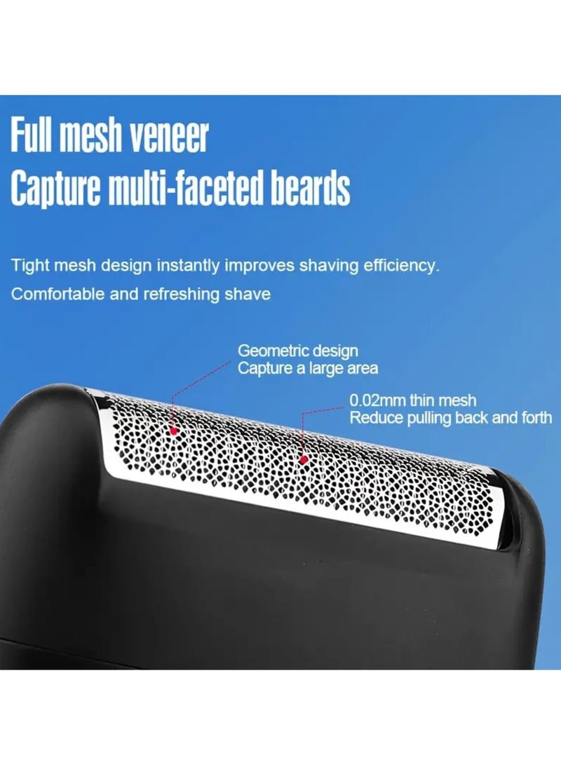 Electric Shaver for Men – Rechargeable Cordless Beard & Hair Trimmer – Precision Blades, Soft-Touch Ergonomic Design, Type-C Charging (Golden) - Image 4