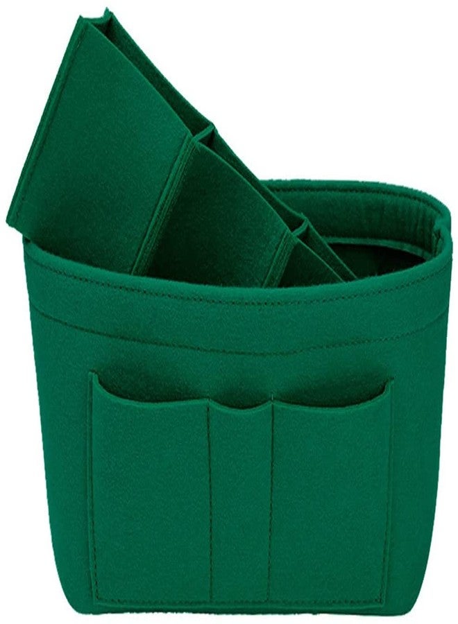 Advance Geotextiles Women Felt Purse Organizer Insert for Ladies Handbag, Tote, Hobo Bag Storage Purse Divider, Multiple Storage Compartment - Green(13.4x6.7x7.1) inch (X-Large) - Image 1