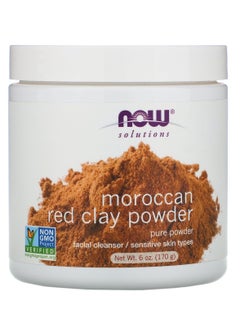 now Now Solutions Moroccan Red Clay Powder 170G  - Image 1