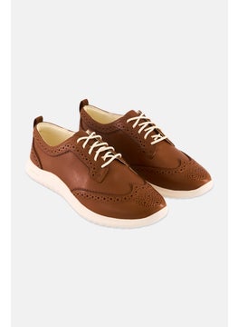 COLE HAAN Women ZG Mertt Wing Oxford Lace Up Casual Shoes, Brown  - Image 1