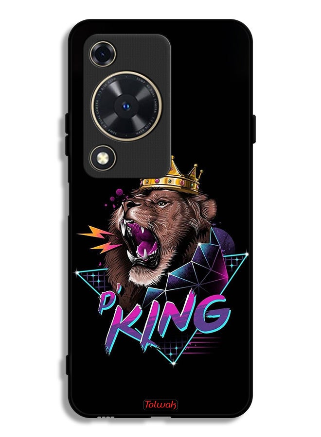 Tolwak Huawei Nova Y72S Protective Case Cover Lion King Art