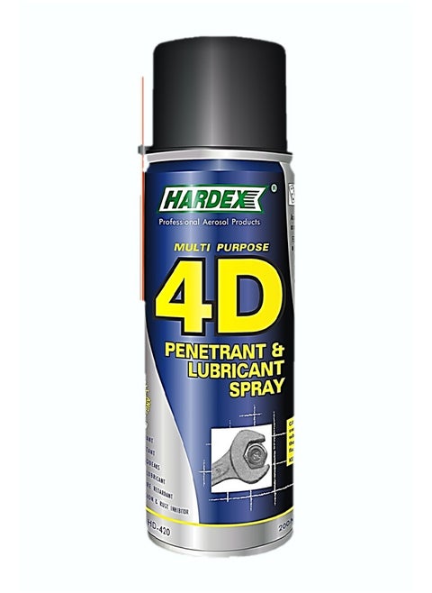 Hardex Hardex 4D Multi Purpose Rust Remover and Lubricant Spray 200ml