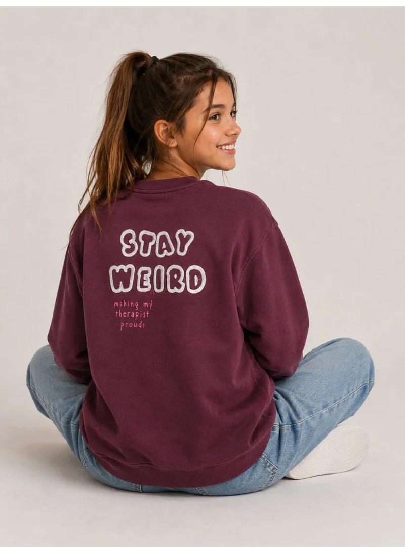 فكتور اند جين Girls Graphic Print Pullover Top