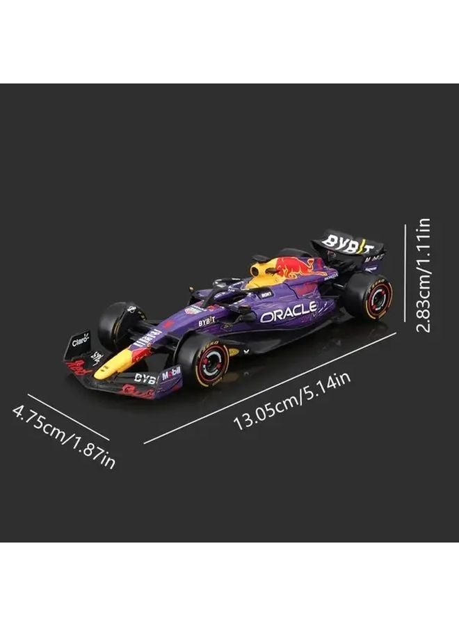 No 1 Burago RB19 Formula 1 Racing Car Model 1 43 Scale Wind Powered Push Toy - Image 3