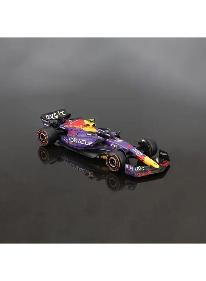 No 1 Burago RB19 Formula 1 Racing Car Model 1 43 Scale Wind Powered Push Toy - Image 5
