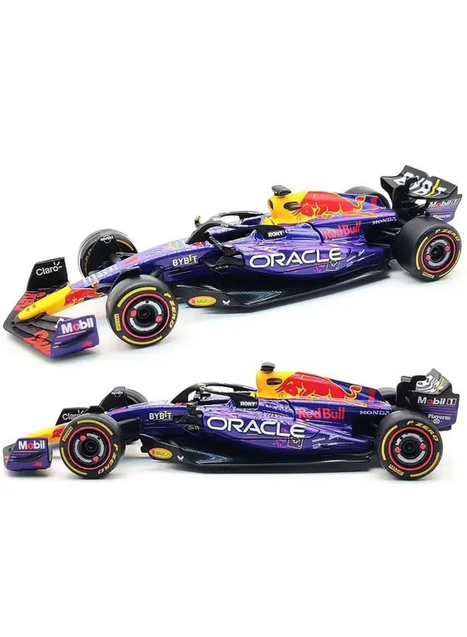 No 1 Burago RB19 Formula 1 Racing Car Model 1 43 Scale Wind Powered Push Toy - Image 4