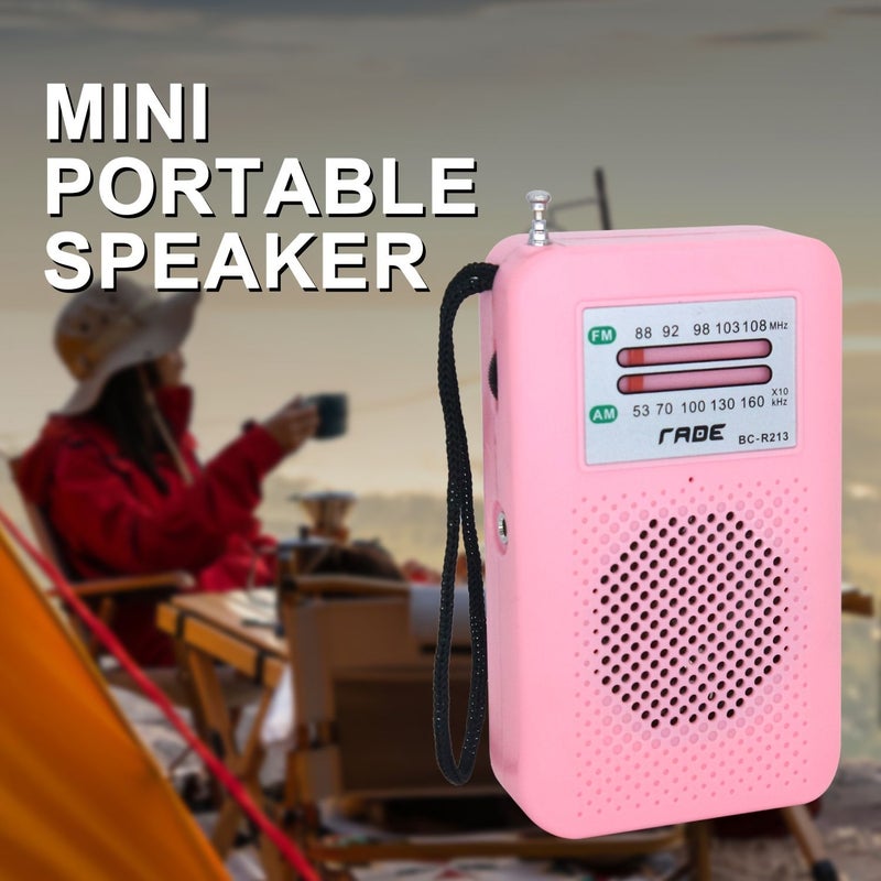 Black Portable AM FM Radio with VFD Display for Camping Travel Emergencies - Image 3