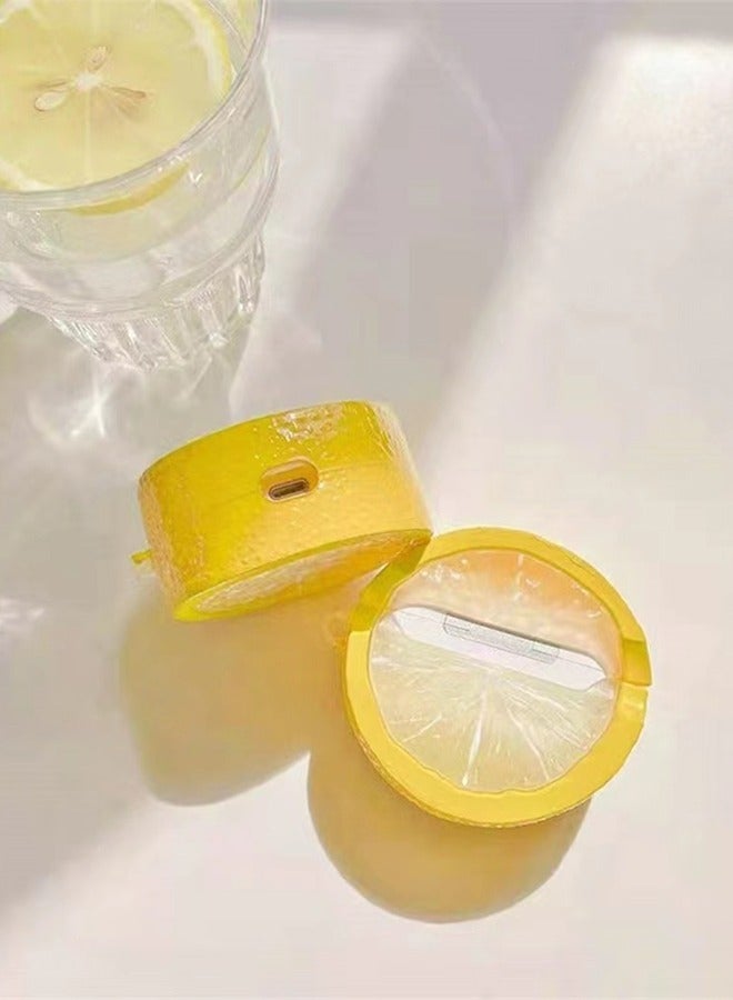 BGM Lemon Shape Silicone Earphone Protective Case For AirPods 1/2 Generation - Image 3