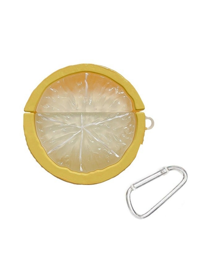 BGM Lemon Shape Silicone Earphone Protective Case For AirPods 1/2 Generation - Image 1