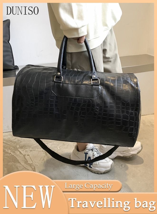 DUNISO Travel Duffel Bag Luggage Collection Business Travel Suitcase  Weekender Overnight Bag Large Carry On Airport Bag for Travel Business Trips Sports Duffel Bag Gym Sports Luggage Bags - Image 1