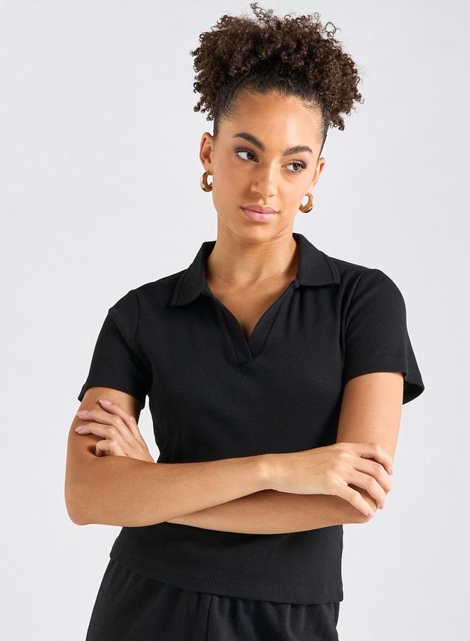 سبلاش فيڤ بلوزة بأكمام قصيرة وبنطال كارجو - Image 2