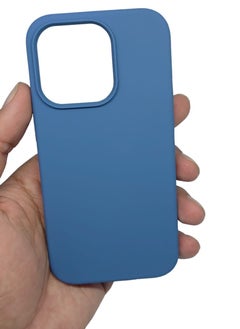 Blue Sky Compatible with iPhone 15 Plus Case Liquid Silicone Case Full Body Protective Cover Shockproof Slim Phone Case Anti-Scratch Soft Microfiber Lining  - Image 2