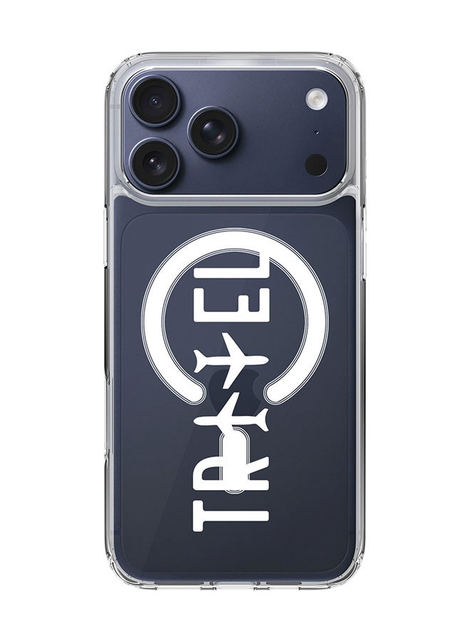 Stylizedd Classic Clear MagSafe Case for iPhone 17 Pro Max , Hybrid Soft Case Flexible Edges Anti Drop TPU PC Gel Thin Transparent Cover [ Designed for iPhone 17 Pro Max ] - Travel