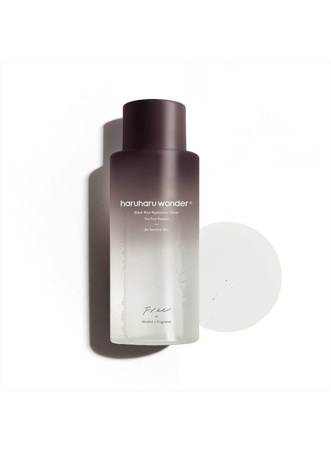 HARUHARU Haruharu Wonder Black Rice Hyaluronic Toner for Sensitive Skin 10.1 fl.oz / 300ml | Alcohol Free, Fragrance Free | Vegan, Crurelty Free, EWG-Green - Image 1