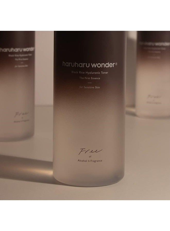 HARUHARU Haruharu Wonder Black Rice Hyaluronic Toner for Sensitive Skin 10.1 fl.oz / 300ml | Alcohol Free, Fragrance Free | Vegan, Crurelty Free, EWG-Green - Image 2