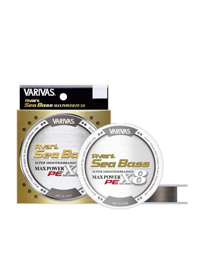 varivas Avani Sea Bass Max Power Pe X8 (Status Gold, 150M, 24.1 Lb (#1.2)) - Image 2