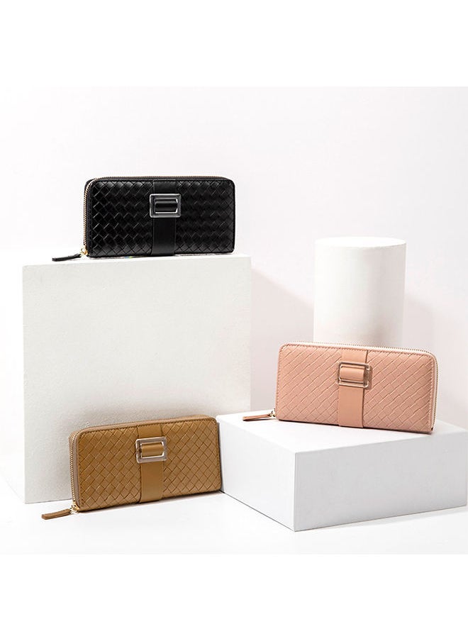 Generic - Women's Diamond Pattern Long Wallet 19.5*10*2.5cm - Image 1