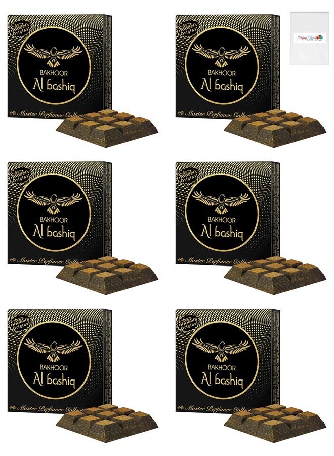 Nabeel 6Pcs Bakhoor Al Bashiq Incense 40GMS - Image 1
