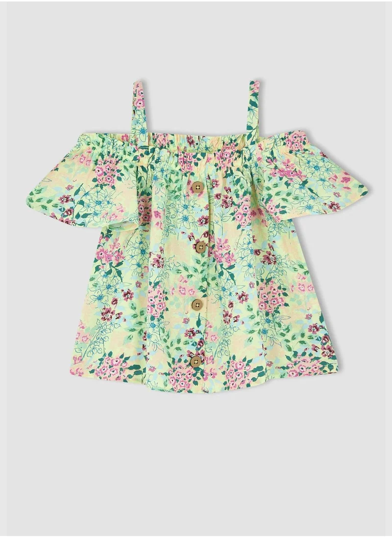 DeFacto Girl Woven Short Sleeve Blouse